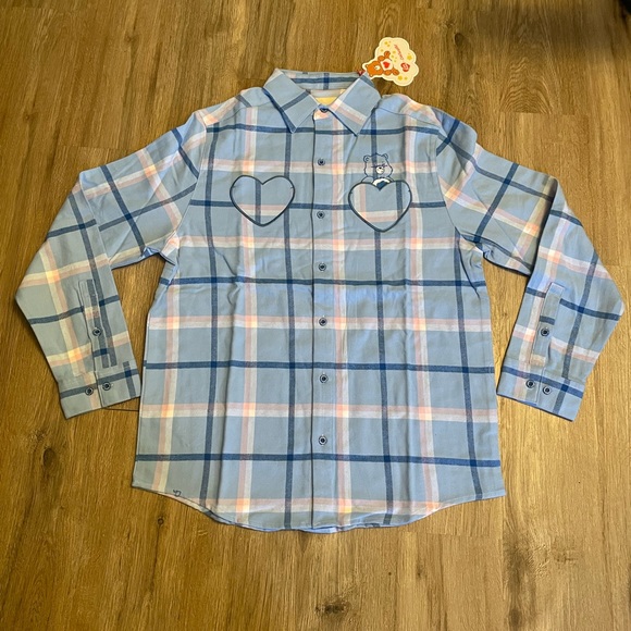 Cakeworthy x Carebears Grumpy Bear Flannel - Picture 4 of 9